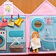 Заказать "Кукольный домик" из фетра. iLayda Toys (ilaydatoys). Ярмарка Мастеров. . Мягкие игрушки Фото №3