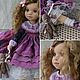 Veronica. Textile doll. Dolls. Diana Oparina. Collectible dolls. My Livemaster. Фото №5