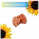 Sunflower Leaves set of silicone viners and cutters. Molds for making flowers. ceramic flowers. My Livemaster. Фото №6