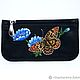 Key holder-leather coin holder ' Butterfly', Housekeeper, St. Petersburg,  Фото №1