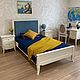 Кровать «Риссими» с каретной стяжкой. Кровати. Мебель из Массива 'Интерьерро'. Ярмарка Мастеров.  Фото №5
