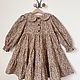 Тёплое платье для девочки из мягкой фланели. Платье. MOONA dress. Ярмарка Мастеров.  Фото №5