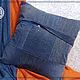 Denim pillowcase 'Morocco-1'. Pillow. Tera. Bags and backpacks with embr. Online shopping on My Livemaster.  Фото №2