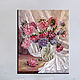 Bouquet of asters. Oil painting. Still life. Pictures. Siberian decor. Online shopping on My Livemaster.  Фото №2
