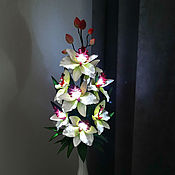 Для дома и интерьера handmade. Livemaster - original item In stock! Flower-nightlight orchid 