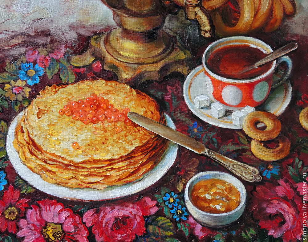 Картины про масленицу