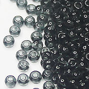 Материалы для творчества handmade. Livemaster - original item Czech beads 10/0 Grey dark 40010 10 g Preciosa. Handmade.