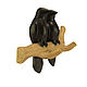 Wall decor 'two birds on a branch'. Clothes Hangers and Hooks. koffo (koffo). Online shopping on My Livemaster.  Фото №2