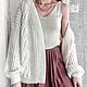 Заказать Кардиган oversize на пуговицах ручной работы. Knitochka.Style. Ярмарка Мастеров. . Кардиганы Фото №3