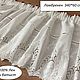 Linen lambrequin with lace. Curtains. Lnu ko lnu /master Nataliya Dolyan/. Online shopping on My Livemaster.  Фото №2