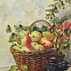Cape gooseberries, apples, elephant. Oil on canvas, 60h70 cm. Pictures. Tatiana Chepkasova. My Livemaster. Фото №6