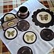Order Kitchen set of 'Butterflies fly, butterflies.'. HandMade from Olga. Livemaster. . Hot stand Фото №3