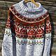 Jerseys: Knitted sweater 'Norwegian'. Lopayesa, Sweaters, Samara,  Фото №1