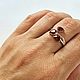 Кольцо из серебра с натуральным гранатом. Кольца. Newstylejewelry. Ярмарка Мастеров.  Фото №5