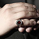  Мужское серебряное кольцо с эмалью. Перстень. BIHAYNA. Ярмарка Мастеров.  Фото №5
