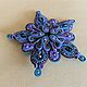 Брошь Звезда из сутажа, Новогодний подарок. Брошь-булавка. Annka Soutache Украшения из сутажа. Ярмарка Мастеров.  Фото №4