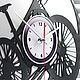 Mountain Bike Wall Clock. Vinyl Clocks. Vinyl Time. Online shopping on My Livemaster.  Фото №2