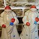 Santa Claus Plastic USSR Vintage, Vintage toy, Istra,  Фото №1