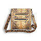 Zala Python leather handbag