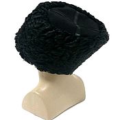 Аксессуары handmade. Livemaster - original item His cap of black Astrakhan fur Hat Cossack. Handmade.