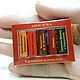 Miniature books about Moscow, Red Square, Arbat, Magnets, St. Petersburg,  Фото №1