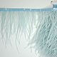 Copy of Trim of ostrich feathers 10-15 cm light-blue, braid, Moscow,  Фото №1