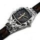 Заказать Часы из серебра Great Cross AZW-002S. Blacksilver. Ярмарка Мастеров. . Часы наручные Фото №3