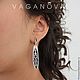 'Shi' earrings. Earrings. VAGANOVA jewelry. Online shopping on My Livemaster.  Фото №2