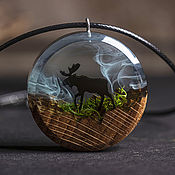 Украшения handmade. Livemaster - original item Forest Elk Pendant. Handmade.