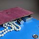 Clutch bag handbag NIGHT FIRE LOTUS velvet, beads, pearls, swarovski. Clutches. Maria_Prox Jewellery. My Livemaster. Фото №4