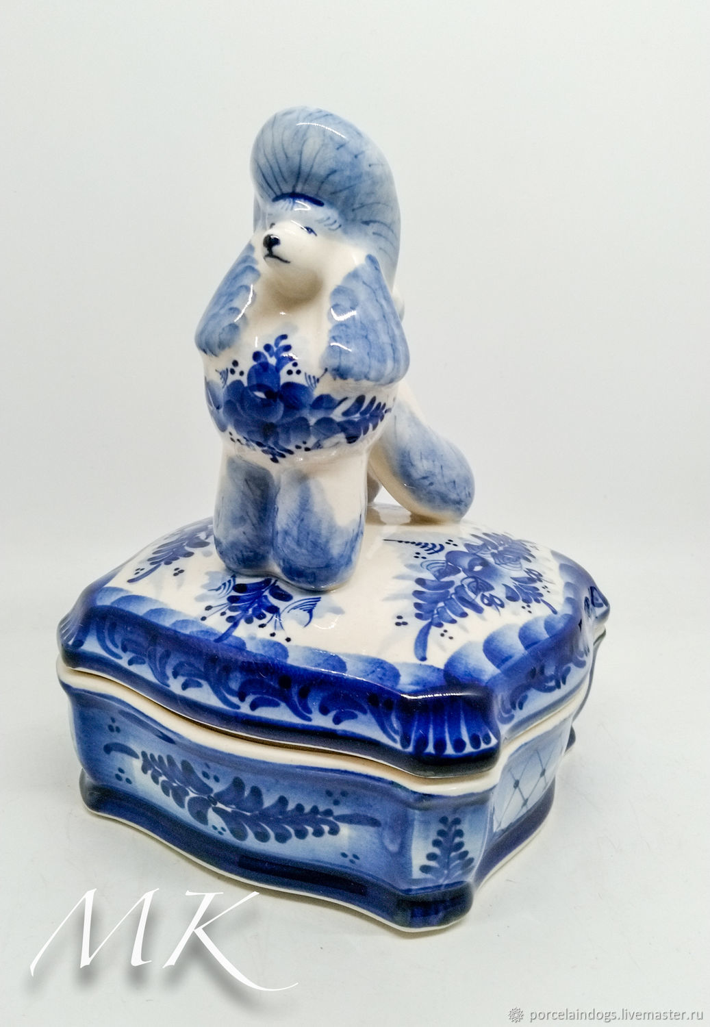 poodle trinket box