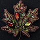 Decoration Brooch 'Indian summer'. Brooches. LenaVorobeva. Online shopping on My Livemaster.  Фото №2