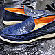 Men's loafers made of genuine crocodile leather, premium model!. Loafers. SHOES&BAGS. My Livemaster. Фото №5