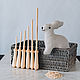 Набор палочек для набивки игрушек, подушек (деревянные штопферы) SHN1, Веретено, Новокузнецк,  Фото №1