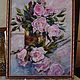 Picture.oil.Roses.' Still life with roses' delicate flowers. Pictures. OMA-EVA. My Livemaster. Фото №5