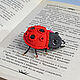 Order Brooch-pin: Ladybug. Dolltime 14. Livemaster. . Brooches Фото №3