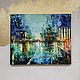 Bright painting St. Isaac's Cathedral oil paintings of St. Petersburg 50 cm, Pictures, St. Petersburg,  Фото №1