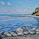 Pintura al óleo del mar .Anapa, Pictures, Rossosh,  Фото №1