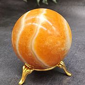 Фен-шуй и эзотерика handmade. Livemaster - original item Natural Orange Calcite Ball. Handmade.