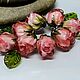 Бусины розочки лэмпворк "Фламинго" Стекло lampwork. Бусины. Оксана Искуснова украшения лэмпворк (SOVARTstudio). Ярмарка Мастеров.  Фото №5