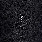 Материалы для творчества handmade. Livemaster - original item The skin of the sea stingray, width 40 cm, completely black!. Handmade.