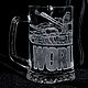 World Of Tanks.  Mug with engraved. Water Glasses. ArtGraving. Online shopping on My Livemaster.  Фото №2