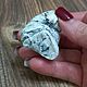 Кахолонг в кенияитовой шкуре № 2. Минералы. Mineral-kamni. Оксана (mineral-kamni). Ярмарка Мастеров.  Фото №4