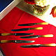 Dessert knives 'Peveco' Holland. Vintage Cutlery. Dutch West - Indian Company. My Livemaster. Фото №4