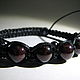 Shamballa bracelet with garnet 'Just for you'. Bead bracelet. Beautiful gifts for the good people (Alura-lights). My Livemaster. Фото №4
