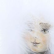 Куклы и игрушки handmade. Livemaster - original item Angel Doll with a secret. Angel in blue dress with gold embroidery. Handmade.