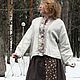 Заказать Рубашка Льняная серая. Елена. Бохо одежда 'Дело вкуса' (elena-delovkusa). Ярмарка Мастеров. . Блузки Фото №3