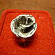 Vintage ring made of silver 925 in the form of rose. Vintage ring. Antiki777. Online shopping on My Livemaster.  Фото №2