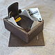 Cigarette case with crocodile insert. With gift box. Cigarette cases. Joshkin Kot. My Livemaster. Фото №6
