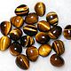 Order Tiger's Eye (egg 22 /16 mm) Griguatown(Griqualand, Transvaal) South Africa. Stones of the World. Livemaster. . Cabochons Фото №3